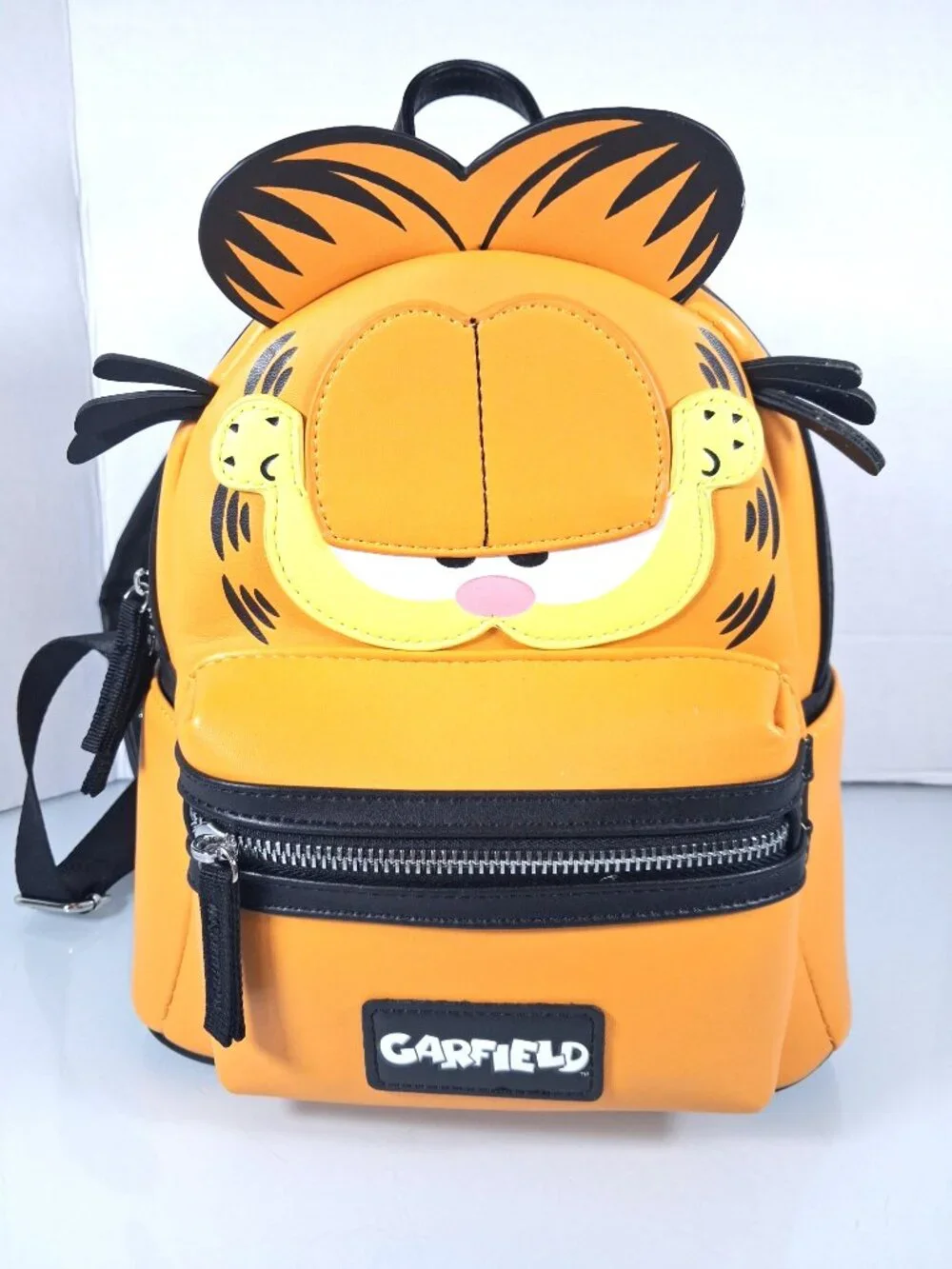 Nickelodeon Classic Comic Character Face Garfield Zippered Mini Backpack Bag